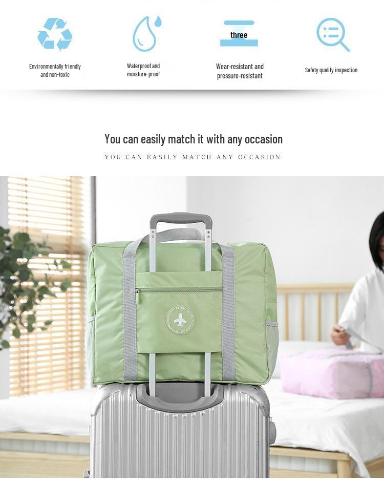 Женская складная дорожная сумка большой вместимости: Сумка для беременных, Портативное хранение с круглой этикеткой, Подходит для самолета.