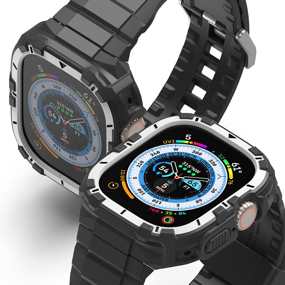 Lingke Чехол-броня с интегрированным ремешком для Apple Watch Ultra 3 2 1 Fusionx Guard