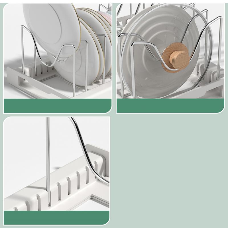 Масштабируемый держатель для кастрюль Регулируемая полка для хранения крышек для кастрюль Шкаф Органайзер для кухонных принадлежностей Крышка для кастрюль Держатель для разделочных досок Полка для кастрюль