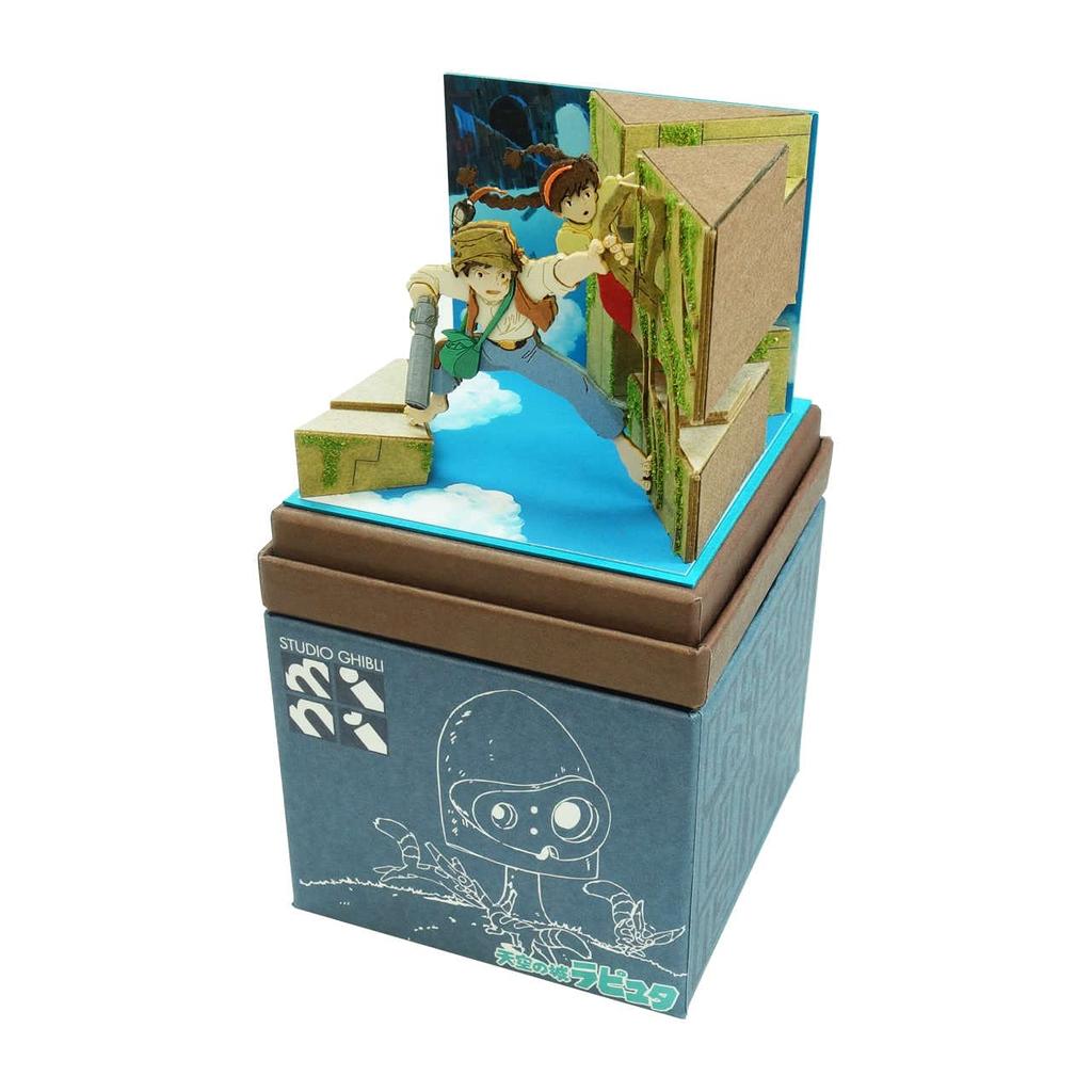 Sankei Studio Ghibli Mini Castle in the Sky The True Identity of the Flying Stone Paper Craft Laputa - MP07-134