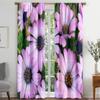 Цветочные затемняющие шторы для спальни, тканевые шторы для гостиной, лево-правосторонние, открытые, высокие, затемняющие