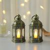 1PC - European Vintage Plastic Lamp Creative Electronic Candlestick Decorative Ornament