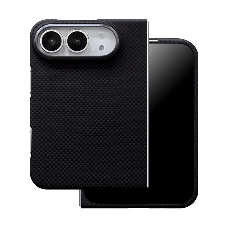Aramid Fiber Phone Case IPhone 18 Magnetic Hard Cover Carbon Texture Protective Shell