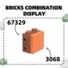 Non-Toxic 73Pcs/Lot 87087 4 Sides 4 Holes Building Blocks Moc Accessories Compatible With Bricks Diy Children Toy Gift