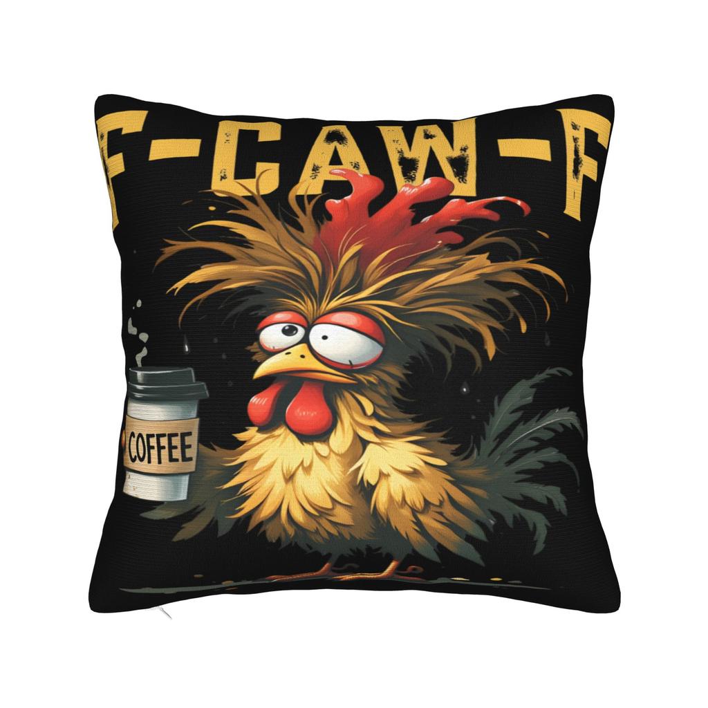 Chicken F-CAW-F  Pillowcases  Vintage Pillow Case For Sofa Car Home Decor Comfy Pillow Cover