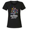 Hispanic Heritage Month Flag Handprint Tree Women's T-Shirt Hispanic Shirts