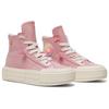 Converse CHUCK TAYLOR модные и универсальные высокие парусиновые кеды, подходящие как мужчинам, так и женщинам, розового цвета