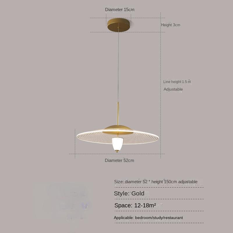 Люстра для столовой, креативная летающая тарелка, простая современная люстра