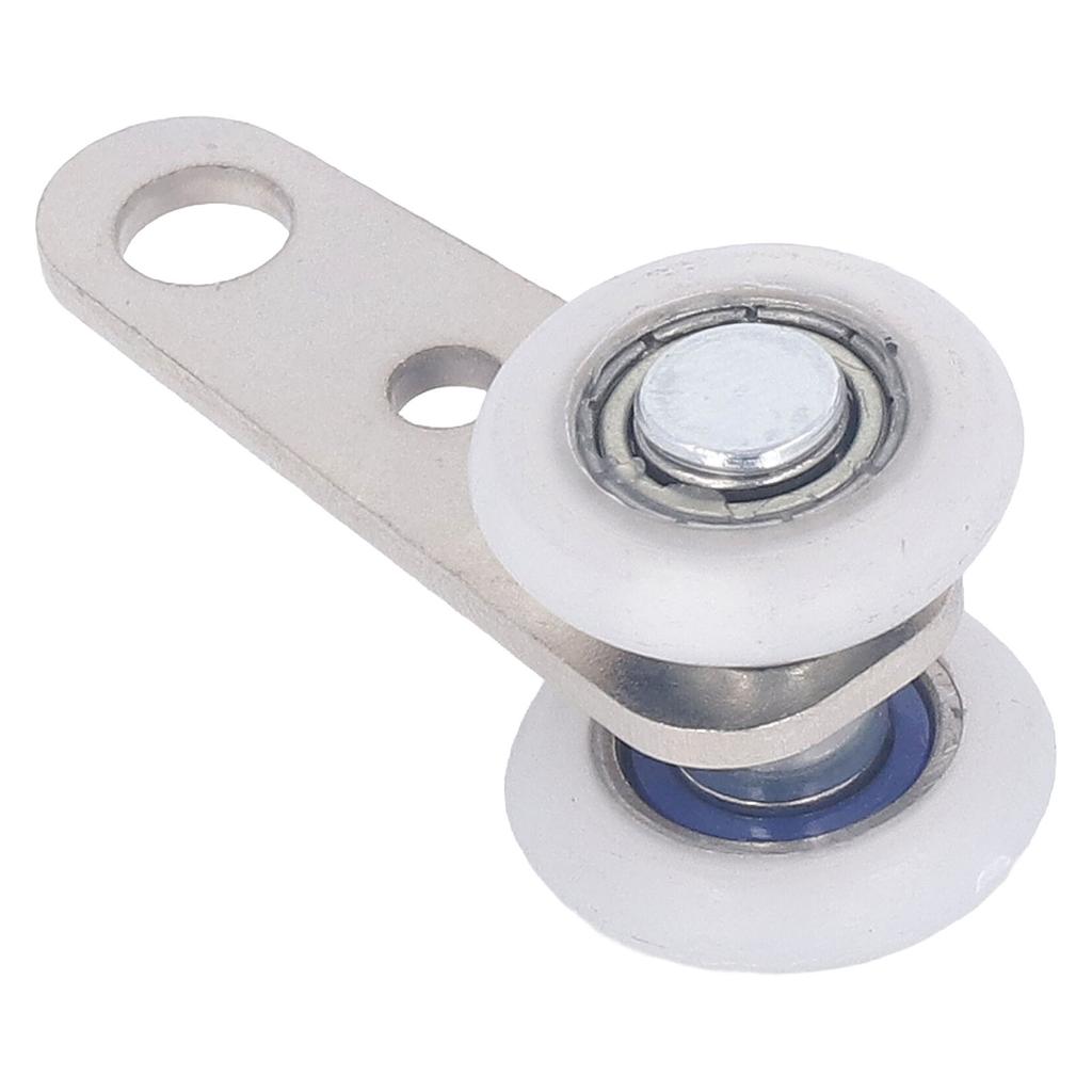 10 шт. Шкив из нержавеющей стали с нейлоновым подшипником, шкивный блок с 2 нейлоновыми колесами, диаметр 19 мм, 44 мм