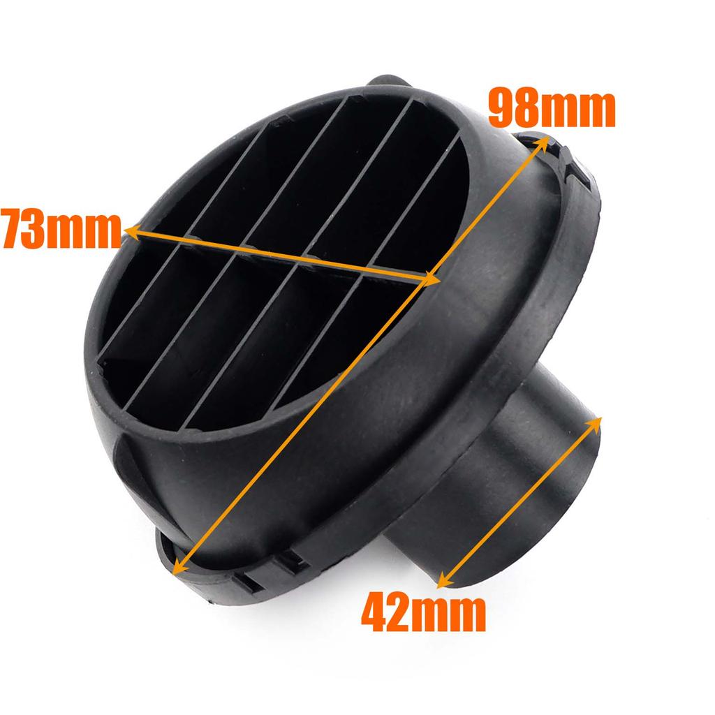 42мм 60мм 75мм Воздуховод Y T L Плоский элемент Колено Патрубок Выход Выхлоп Соединитель Дизельный отопитель Для Автомобиля Каравана Кемпера