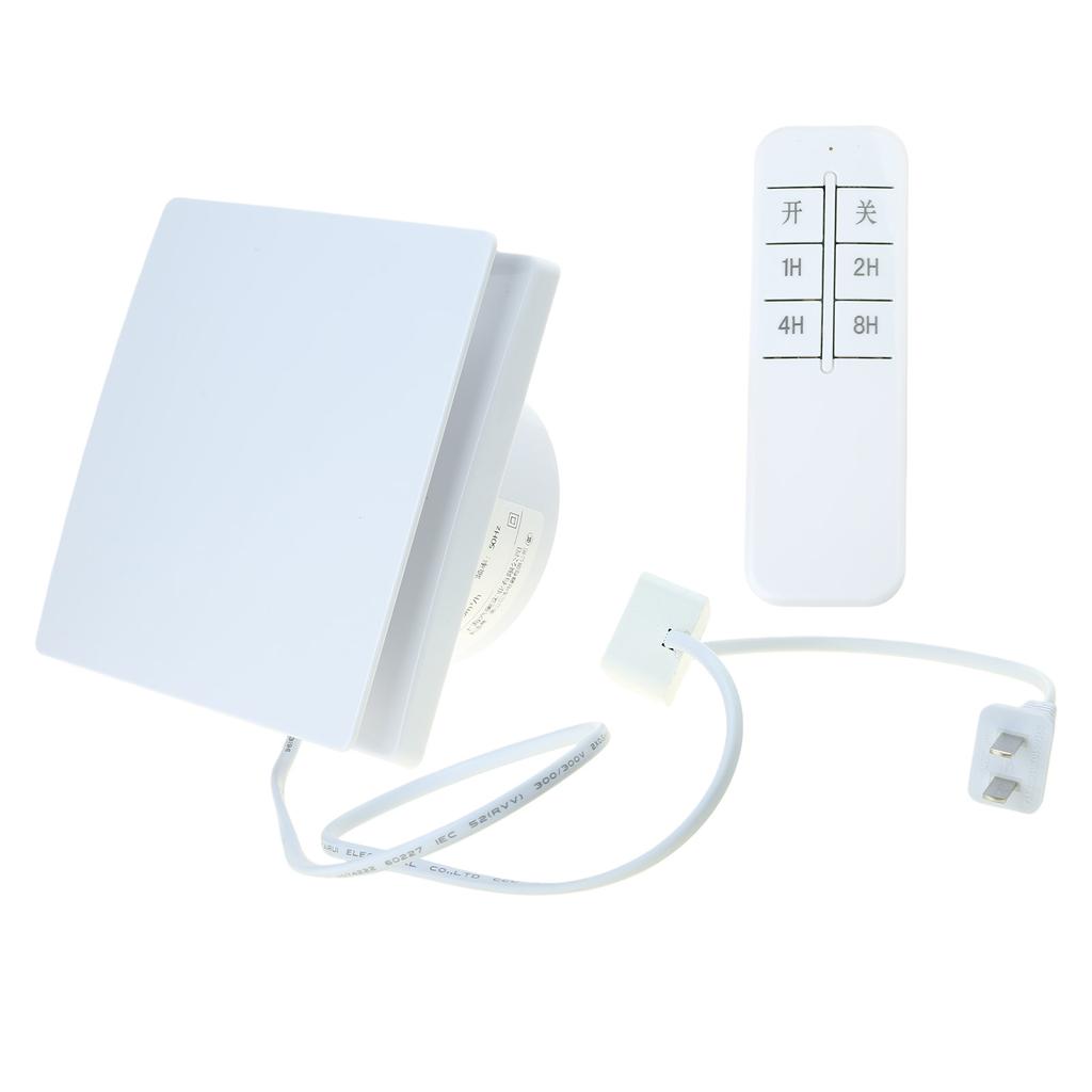 Bathroom Exhaust Fan 100mm with Humidity & Timer Quiet Operate Powerful 12W Ventilation Fan Simple Installs for Kitchen