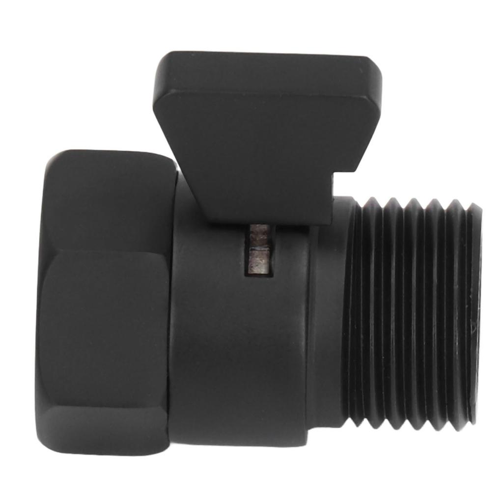 Шаровой кран G1/2 Латунный кран для регулировки воды Черный клапан для лейки душа для дома ванной комнаты