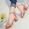 Сандалии Летние женские туфли Повседневные универсальные высокие каблуки 34-42