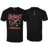 Slipknot Скелет Пятиконечная Звезда Арт-Узор Метал-Группа Футболка Повседневный Модный Стиль Хлопковая Футболка Подходит Как Для Мужчин, Так и Для Женщин