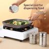 Стеклянные банки-шейкеры для специй из нержавеющей стали с регулируемыми отверстиями и устойчивым к ржавчине дизайном. Идеально подходят для домашней кухни, приготовления пищи, уличного барбекю.