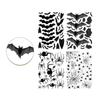 Halloween Spider Stickers Removable Bat Decal Wall Sticker For Window Background Home Office Theme Party Supples Decoration