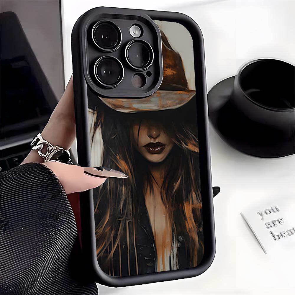 Cool Girl Riding A Horse Phone Case For IPhone 17 Pro Max 16 15 14 Pro Max IPhone 13 Pro Max 11 Plus Silicone Cover