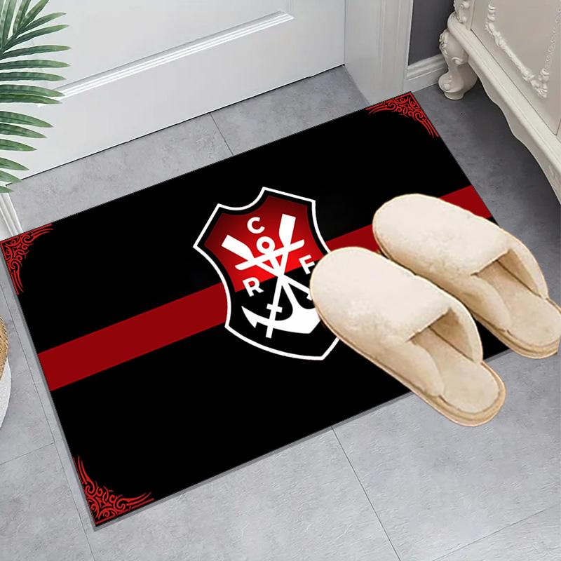 1PC FLAMENGO Shield Emblem Rug Game Carpet, Floor Mat for Bedroom Living Room Entryway Rug, Home Decor Idea Gift for Christmas birthday