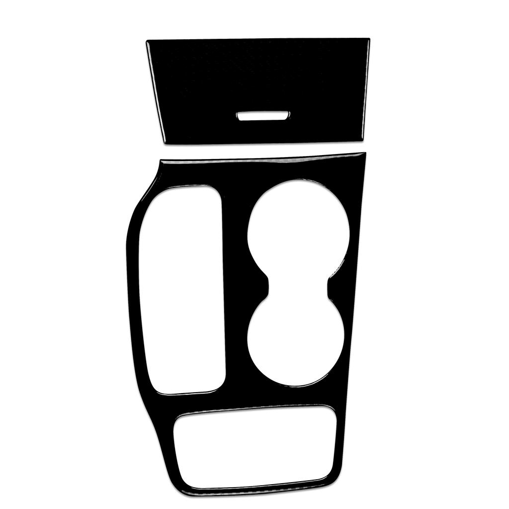 Для Jeep Grand Cherokee 2011-аксессуары для фортепиано, черный пластиковый салон автомобиля, держатель для чашки, накладка на панель, наклейка