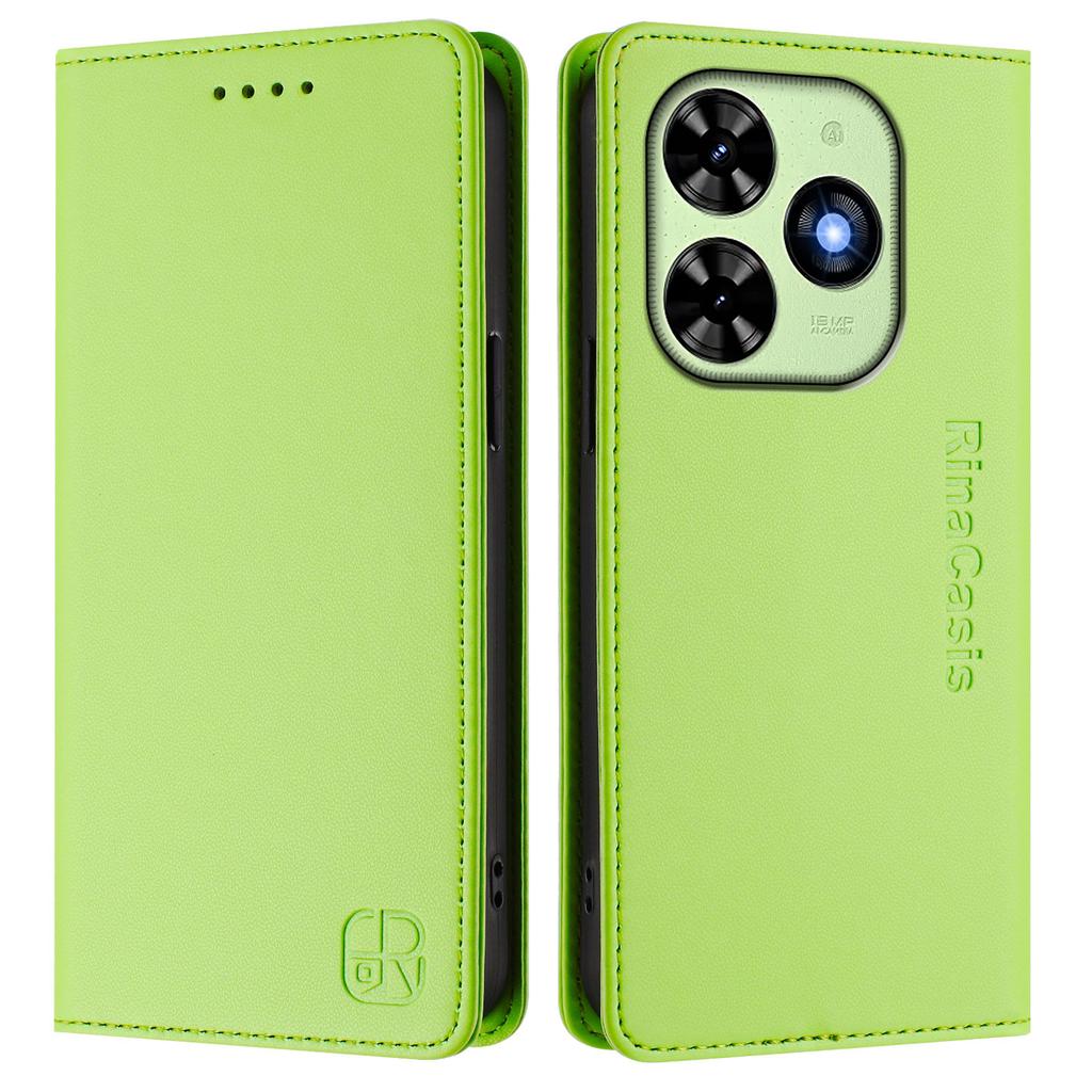 Для Tecno Pop 2, Pop 4, Pop 5, Spark 6 Go, Spark 7, Spark 8C, Spark 9, Camon 30, Camon 19... Премиальный чехол-кошелек из искусственной кожи, ударопрочный и с блокировкой RFID