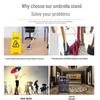 Jingu Lao Commercial Umbrella Stand with Lock and 6 Umbrellas