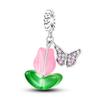 925 Silver Butterfly Dragonfly Charms Colorful Beads for DIY Bracelet Making Handmade Jewelry Supplies
