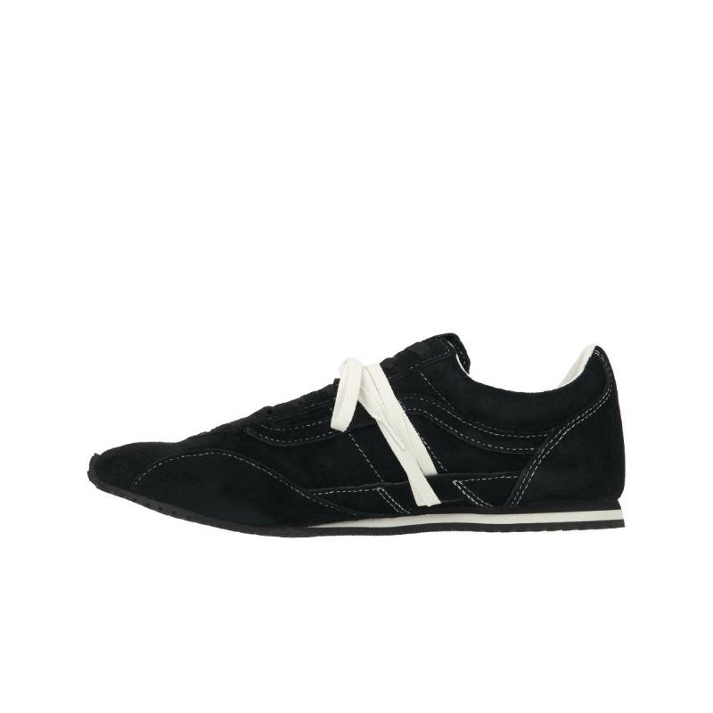 Vans Супертонкие замшевые кроссовки Retro с узким носком, повседневные, низкие, унисекс, черные VN000Z9RCJK