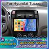 Android 14 Carplay Auto для Hyundai Tucson 2004 2005 2006 2007 2008 2009 Автомобильный радиоприемник Мультимедиа GPS-плеер Стерео видео WIFI+4G BT