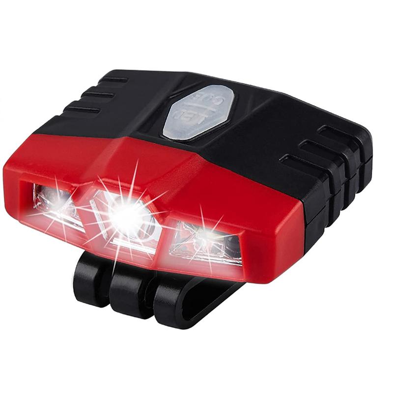Ultra Bright Mini Rechargeable Head Lamp Cree LED Clip On Cap Light Waterproof Hat Light Flashlight Headlamp for Fishing Camp