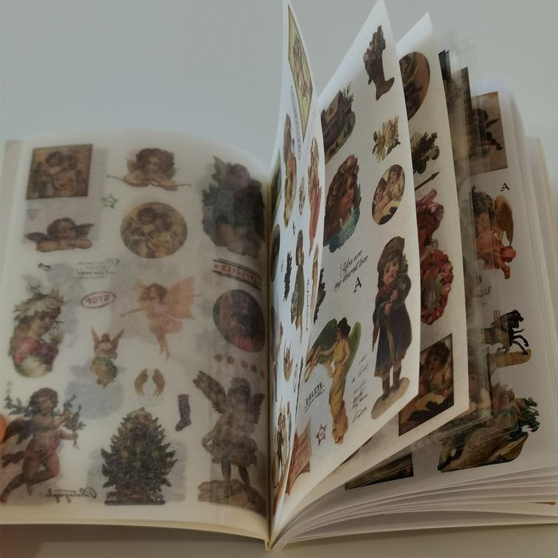 Милая винтажная наклейка «Сказочный ангел» для девочек, декоративные наклейки васи, материал для домашних животных, этикетка для скрапбукинга, дневник, канцелярские принадлежности, альбом