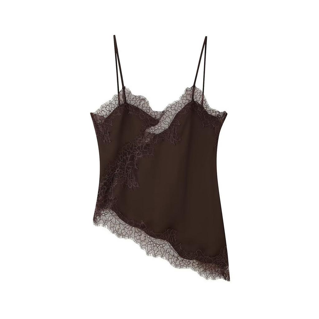 Женские топы-майки из шелкового сатина с V-образным вырезом, повседневные майки без рукавов, нарядные летние рубашки