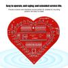 DIY Colorful MCU Module Heart Shaped Lamp Light Electronic Circuit Board Kit
