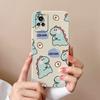 Для Vivo V15 S10 Y75 S16 V17 Y77 Чехлы для телефонов Озорные мультяшные динозавры Защита камеры Противоударный силиконовый чехол-накладка Для Vivo Бампер Корпус