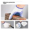 Qianyu 12 Pairs of Thick Work Gloves, Durable Cotton Work Gloves for Construction Sites, Random Colors