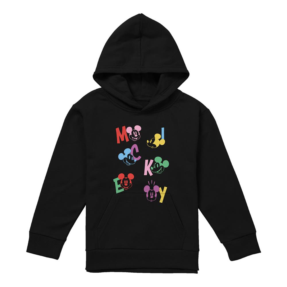 Disney Childrens/Kids Mickey Mouse Letters Hoodie