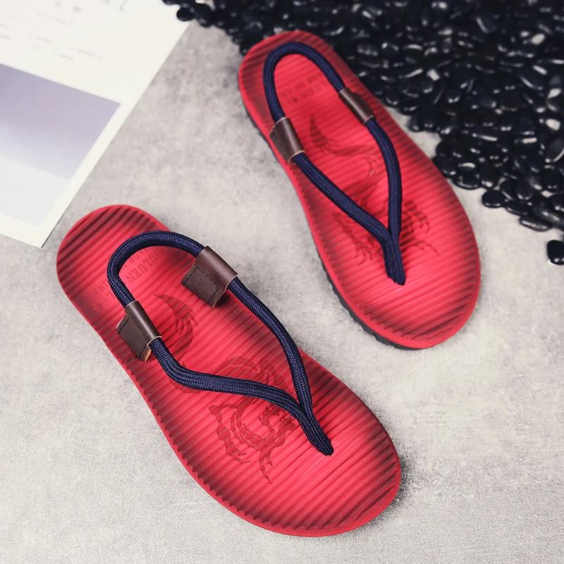 Мужские новые шлепанцы супер удобные и модные мужские шлепанцы летние пляжные шлепанцы мужские модные дышащие