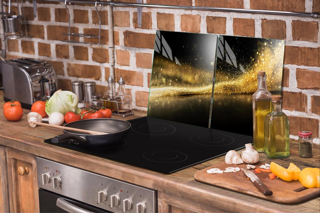 Glass stove top protector 2x45x52 Glitter