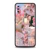 Розовый Цветок Тюльпан Сердце Любви Чехол Для Samsung A26 A36 A56 A54 A52 A50 A70 A40 A12 A14 A16 A22 A24 A42 A34 A32 5G A06 5G Чехол