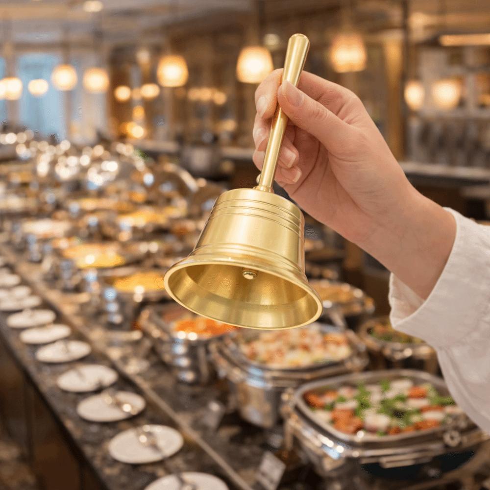 with Bell Clapper Hand Bell Polishing Service Calling Bell Exquisite Dining Bell Reception