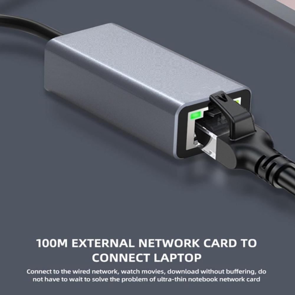 1000 Мбит/с USB-адаптер Ethernet типа C, сетевая карта, USB C к RJ45, Lan, гигабитный Ethernet-кабель для Интернета для MacBook, ПК, Windows XP 7, 8, 10, Android