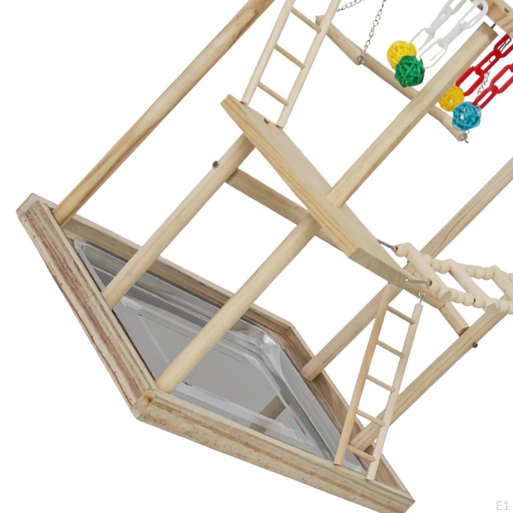 Parrot Playground Desktop Bird Toy Perch Play Parrots Stand