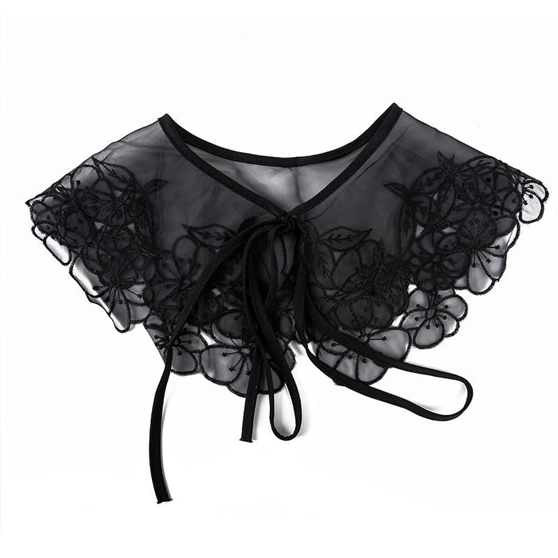 Shirt Lapel Necklace Ladies False Collar Blouse Top Faux Half-Shirt Clothes