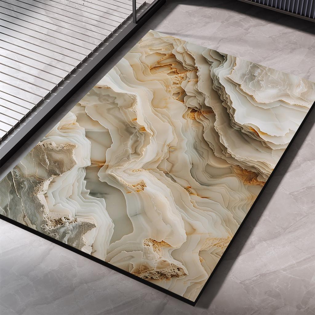 Diatomite Bathroom Carpet Foot Mat Quick Dry Bath Mats Non-slip Shower Rug Toilet Pad Doormat Washable