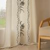 European Classical Floral Blackout Sheer Curtains for Balcony, Living Room, Bedroom, Bay Window