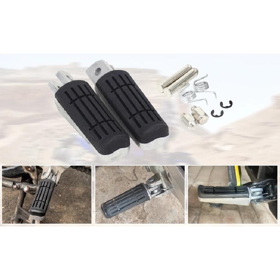 Motorcycle Foot Pegs Footrest Pedals For YAMAHA TDR 125R FZ6 FZR FZS XJ-N XJ-S YZF-R6 600 MT03 XJ900S TDM900 BT1100 FZ1 FZ6R
