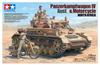 Tamiya Масштабный набор немецкого мотоцикла Panzer IV F Type Messenger Bike Set North Africa Front Plastic Model 25208 1/35