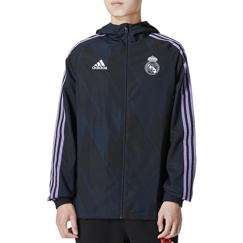 adidas Куртка Real Madrid C.F. Мужская Синяя HD1334