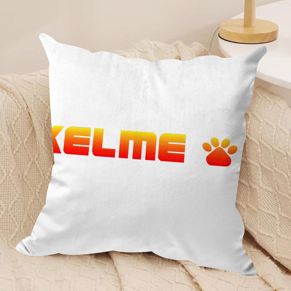 Luxury Fashion KKelme Cushion Cover Short plush Doublesided Print Square Throw Pillow Covers Sofa Home Cushion Decor