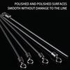 Looped Shafts For Spinner Baits 100 Pieces Fishing Spinner Shaft With Looped Wire Fish Accessories For Freshwater Ice Lake Boat