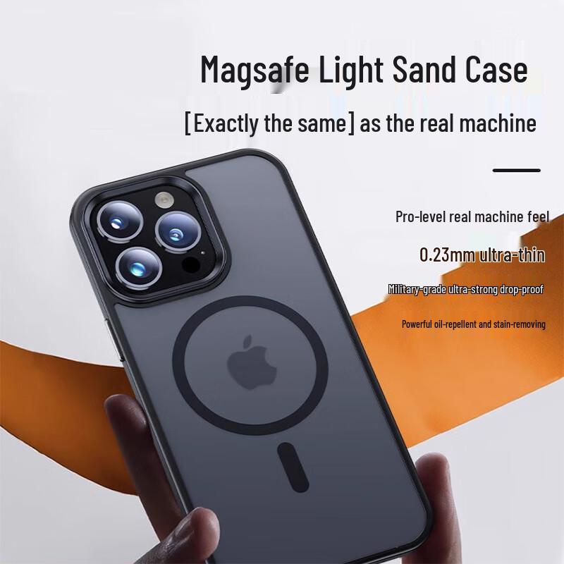 Матовый защитный чехол для iPhone с покрытием Soft-Touch MagSafe